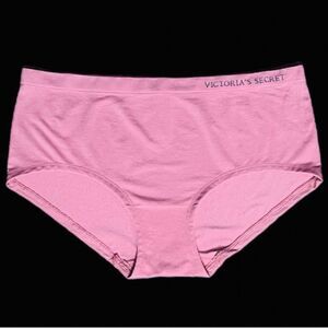 Victorias Secret Seamless Supersoft Smooth Hiphugger Hipster Panty dark pink
